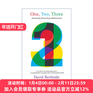 123和+-×÷的数学旅行 英文原版 One  Two  Three 25段抽丝剥茧的数学探索 David Berlinski 英文版 进口英语原版书籍