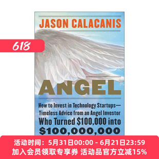 英文原版 Angel 富人思维 精装 硅谷天使投资人 1000倍投资回报的决策和模型 英文版 进口英语原版书籍