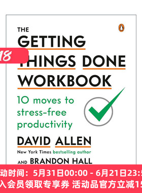 英文原版 The Getting Things Done Workbook 搞定 无压工作的艺术练习册 David Allen戴维·艾伦 英文版 进口英语原版书籍