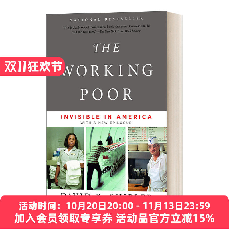 有工作的穷人 英文原版 The Working Poor Invisible in America 美国的隐形人 英文版 进口英语原版书籍
