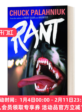 华研原版 英文原版小说 Rant 撞车俱乐部 恰克·帕拉尼克 英文版 进口英语原版书籍