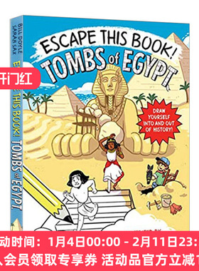 埃及古墓 英文原版 Escape This Book! Tombs of Egypt 英文版 进口英语原版书籍