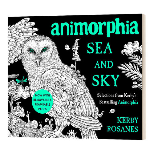 海与天 英文原版 Animorphia Sea and Sky 英文版 进口英语原版书籍