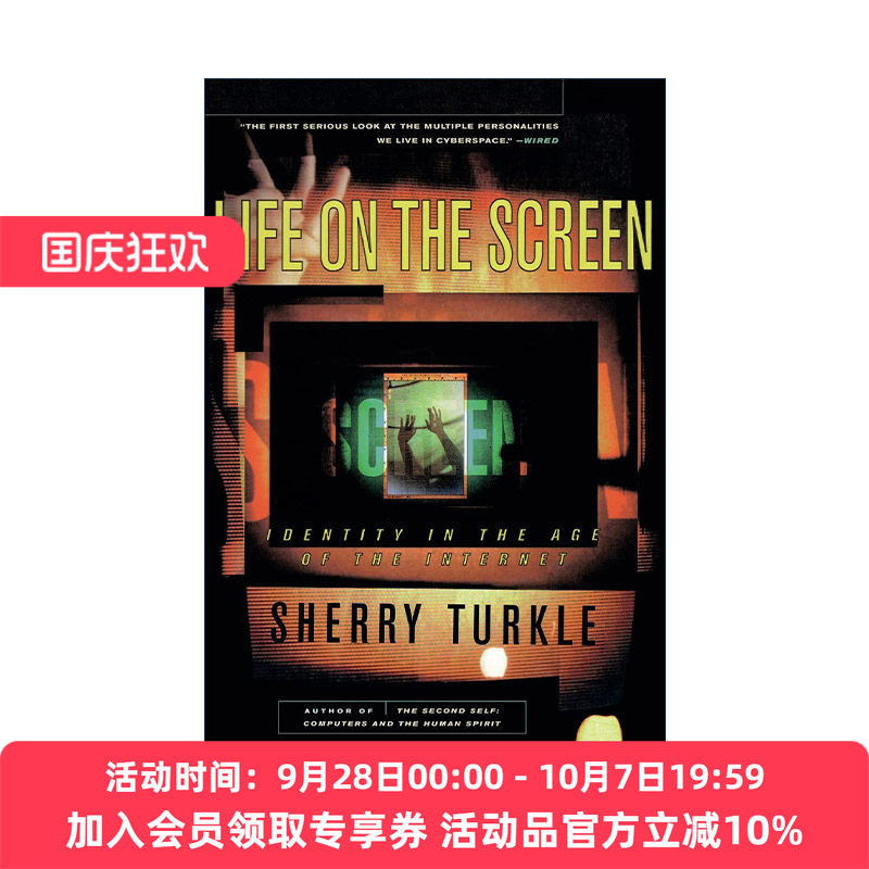 英文原版 Life on the Screen 虚拟化身 网路世代的身份认同英文版 进口英语原版书籍