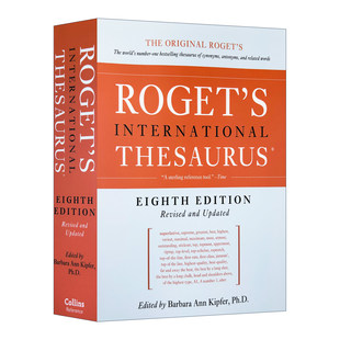 英文版 书籍 8th Edition Thesaurus Roget International 进口英语原版 罗热英语同义词词典 第8版 英文原版