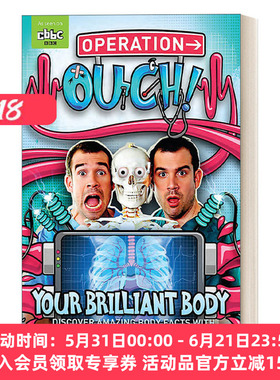 关于身体的神奇事实 英文原版 Operation Ouch Your Brilliant Body 英文版 进口英语原版书籍