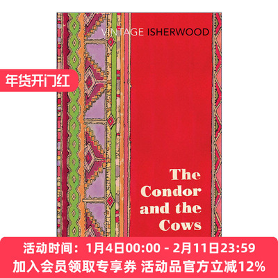 英文原版 The Condor and the Cows 秃鹰与奶牛 克里斯托弗·伊舍伍德南美游记 英文版 进口英语原版书籍