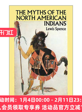 英文原版 The Myths of the North American Indians 北美印第安神话 Lewis Spence 英文版 进口英语原版书籍