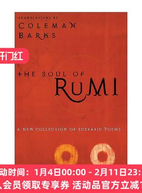英文原版 The Soul of Rumi 让我们来谈谈我们的灵魂 鲁米之魂 诗歌集 Coleman Barks精选 附介绍和评论 英文版 进口英语原版书籍