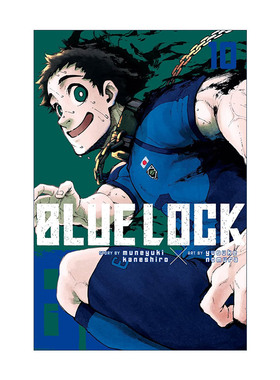 英文原版 Blue Lock 10 蓝色监狱系列10 同名日本动漫 足球体育漫画 Muneyuki Kaneshiro 野村优介英文版 进口英语原版书籍