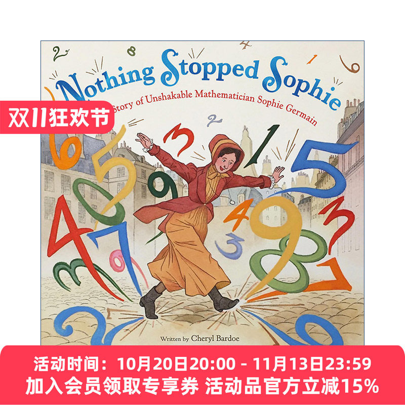 英文原版 Nothing Stopped Sophie 没有什么能阻挡索菲 永不言弃的数学家的故事 精装绘本 英文版 进口英语原版书籍