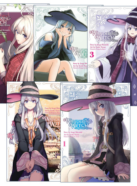 英文原版 Wandering Witch 魔女之旅系列1-5册 流浪女巫 同名动漫漫画 白石定规 英文版 进口英语原版书籍