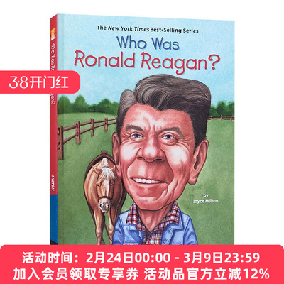 谁是罗纳德·威尔逊·里根？Who Was Ronald Reagan? 政治军事领袖系列 英文版 进口英语原版书籍