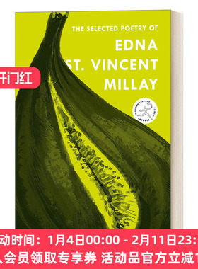 英文原版 The Selected Poetry of Edna St.Vincent Millay 埃德娜圣文森特米莱诗选 兰登书屋现代图书馆火炬手系列 英文版 进口书