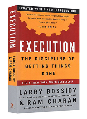 英文原版 Execution 执行 如何完成任务的学问 精装 英文版