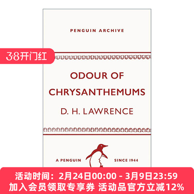 英文原版 Odour of Chrysanthemums 菊花的幽香 D.H.劳伦斯 企鹅经典文学90周年纪念系列 英文版 进口英语原版书籍