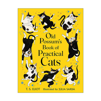 英文原版Old Possum's Book of Practical Cats老负鼠的实用猫经 怪猫故事集 TS艾略特 韦伯音乐剧猫原著儿童诗歌集英文版进口英语