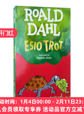 英文原版 Esio Trot 小乌龟是怎样长大的 罗尔德·达尔小说 新版 英文版 进口英语原版书籍