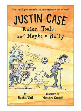 英文原版 Justin Case: Rules  Tools  and Maybe a Bully 贾小子日记系列3 英文版 进口英语原版书籍