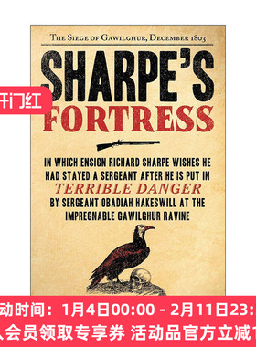 英文原版 Sharpe's Fortress 沙普的堡垒 1803维尔加尔之围 影视原著 英文版 进口英语原版书籍