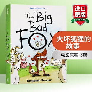 The Renner 英语电影原著书籍 大坏狐狸 本杰明雷内 Bad 英文版 Fox Big Benjamin 连环漫画 英文原版 进口原版 故事
