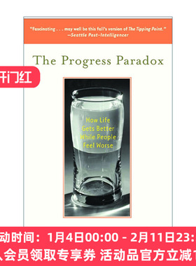 进步悖论 英文原版 The Progress Paradox 如何感觉更糟时生活却变得更好 Gregg Easterbrook 英文版 进口英语原版书籍
