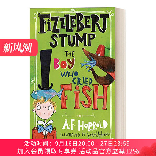 费兹伯特 英文原版 Fizzlebert Stump The Boy Who Cried Fish 斯顿普3 追寻鱼的男孩 青少年冒险小说 英文版 进口英语原版书籍