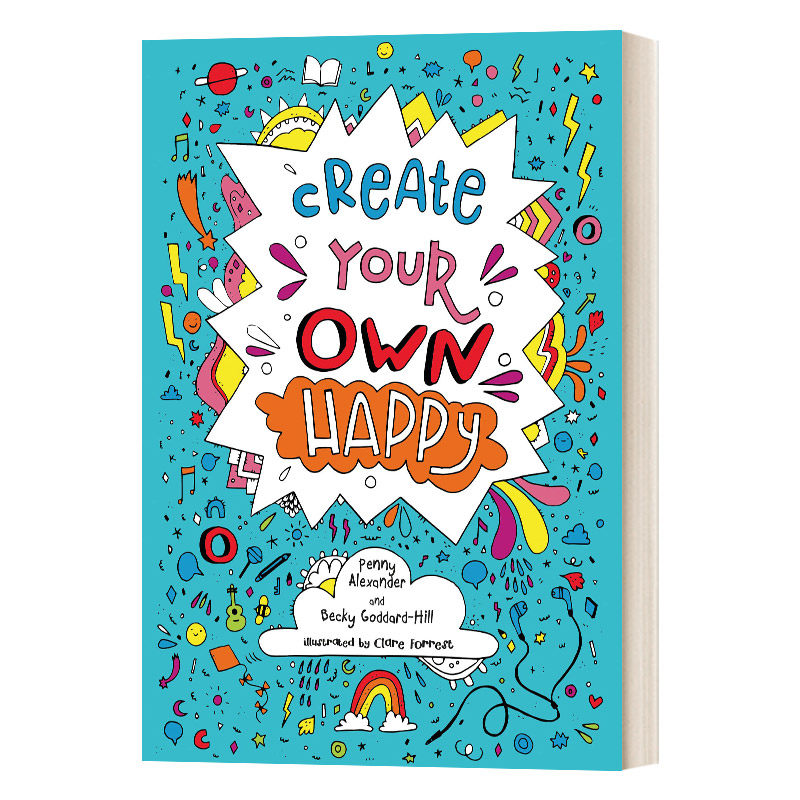 英文原版 create your own happy 创造快乐人生 儿童幸福感和情绪修复