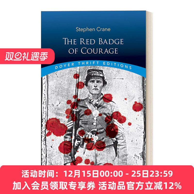 红色英勇勋章 英文原版 The Red Badge of Courage Dover Thrift Editions 英文版 进口英语原版书籍
