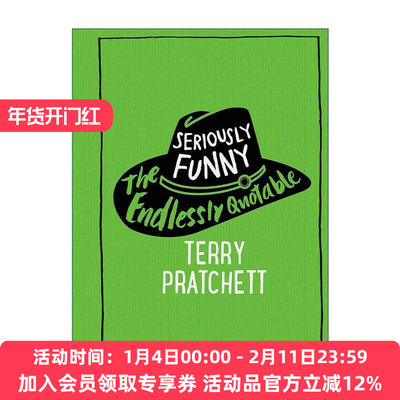 英文原版 Seriously Funny 严肃幽默 特里·普拉切特语录集 精装 碟形世界系列著名奇幻作家 英文版 进口英语原版书籍