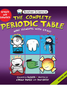 巴舍 酷酷的科学书之元素周期表 英文原版 Basher Science: The Complete Periodic Table 英文版 进口英语原版书籍