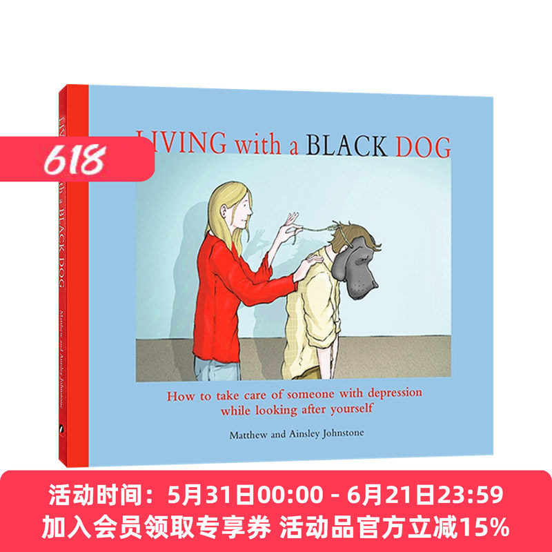 英文原版 Living with a Black Dog 我有一只叫抑郁症的黑狗2 英文版 进口英语原版书籍