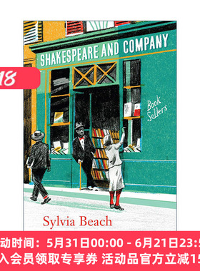 英文原版 Shakespeare and Company 莎士比亚书店 巴黎左岸，一个女人和她的传奇书店 西尔薇娅·毕奇 英文版 进口英语原版书籍