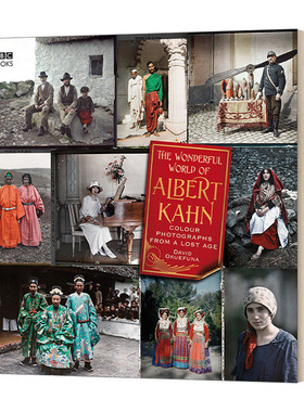 华研原版 英文原版 The Wonderful World of Albert Kahn 阿尔伯特·卡恩的理想国 黑白时代的彩色世界史 英文版 进口英语原版书籍