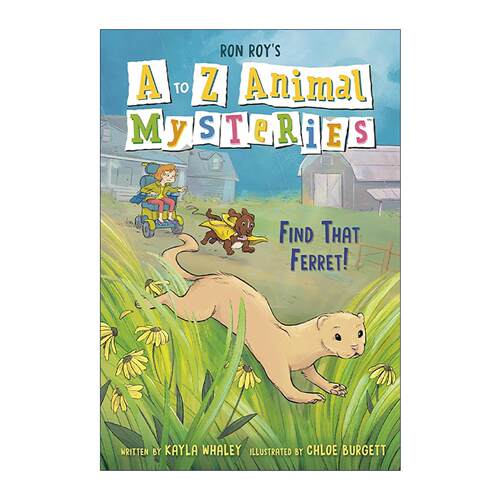 英文原版 A to Z Animal Mysteries #6 Find That Ferret 动物神秘案件系列6 找到雪貂 章节桥梁故事书 英文版 进口英语原版书籍