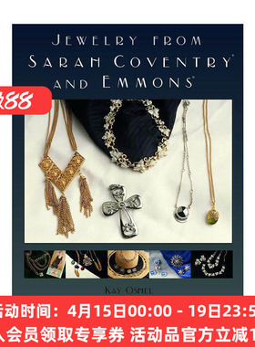 英文原版 Jewelry From Sarah Coventry and Emmons 莎拉考文垂与埃蒙斯的珠宝 古董首饰收藏价值参考插图指南 Kay Oshel 英文版