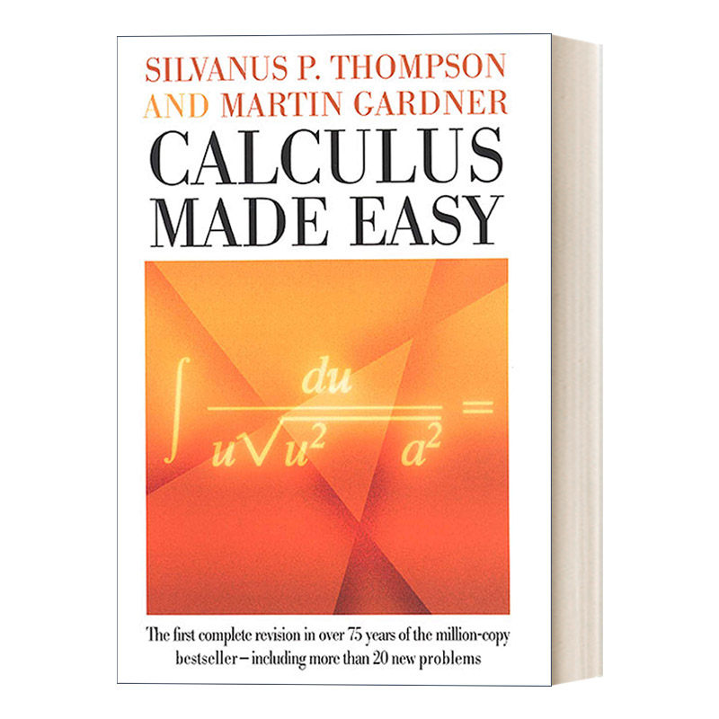 英文原版 Calculus Made Easy 轻松学微积分 精装 英文版 进口英语原版书籍