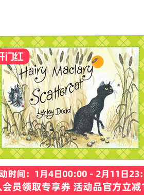 英文原版 Hairy Maclary Scattercat 毛毛狗和疤面猫 新西兰作家Lynley Dodd经典儿童绘本 英文版 进口英语原版书籍
