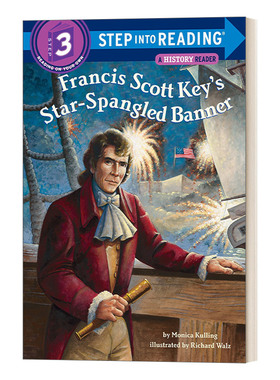 华研原版 英文原版 Step into Reading 3 Francis Scott Key's Star-Spangled Banner 星条旗之歌 英文版 进口英语原版书籍