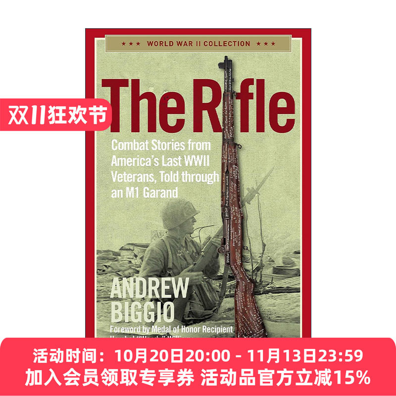 英文原版 The Rifle 步枪 美国最后一批二战老兵的战斗故事 M1加兰德讲述 英文版 进口英语原版书籍