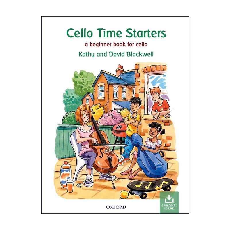 牛津大提琴时光 英文原版 Cello Time Starters 入门教材 ABRSM英皇考级大提琴启蒙教材 英文版 进口英语原版书籍
