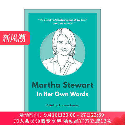 英文原版 Martha Stewart In Her Own Words 玛莎·斯图尔特语录 家政女王英文版 进口英语原版书籍