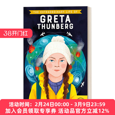 卓越人生名人传记 英文原版 The Extraordinary Life of Greta Thunberg 格蕾塔·桑伯格 英文版 进口英语原版书籍