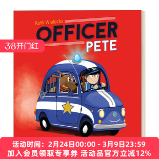 皮特警官 英文原版 Officer Pete Daring Stories 4-9岁儿童幽默故事绘本 名家Ruth Wielockx 英文版 进口英语原版书籍