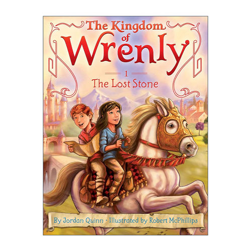 英文原版 The Lost Stone 失落的宝石 Wrenly王国系列1 儿童魔法故事 动作冒险章节书 英文版 进口英语原版书籍