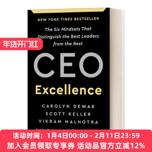 英文原版 CEO Excellence 卓越的CEO 区分优秀领导者的六种思维模式 精装 英文版 进口英语原版书籍