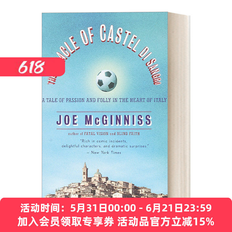 英文原版 The Miracle of Castel di Sangro 桑格罗堡奇迹 意大利中心地带的激情与愚蠢的故事 旅游 足球 英文版 进口英语原版书籍
