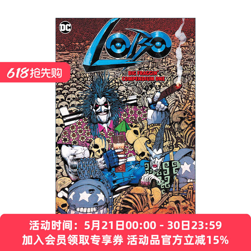 英文原版 Lobo Big Fraggin Compendium Book One 暴狼大合集汇编 卷一 DC漫画 Keith Giffen 英文版 进口英语原版书籍