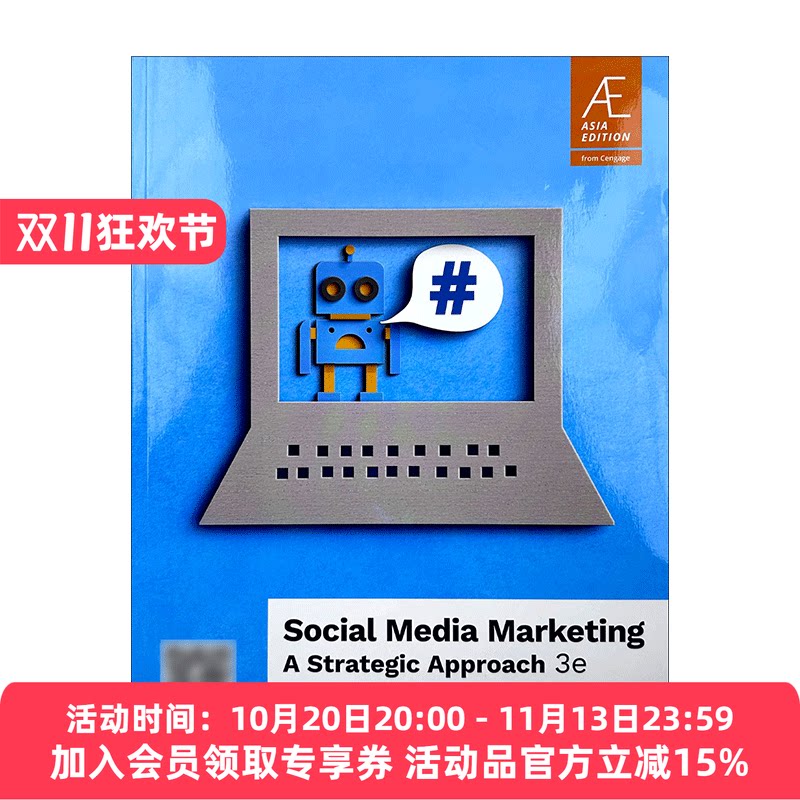 社交媒体营销 英文原版 Social Media Marketing A Strategic Approach 第3版 英文版 进口英语原版书籍