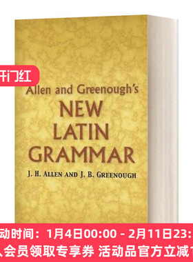华研原版 英文原版 Allen and Greenough's New Latin Grammar  A&G拉丁语语法新编 英文版 进口英语原版书籍